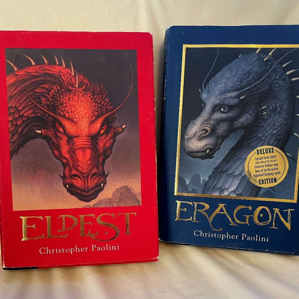 Eragon and Eldest Books by Christopher Paolini